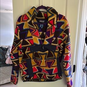 Patagonia Multicolor Geometric Fleece Jacket
